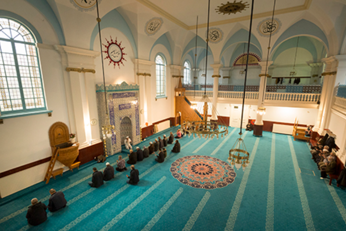 Interior of a mosque