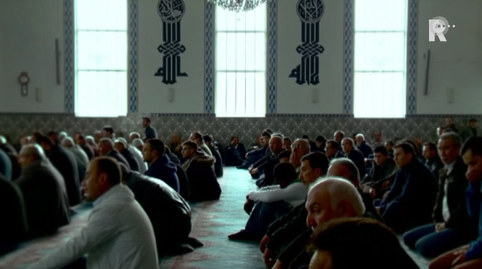 Friday prayer in a Dutch mosque