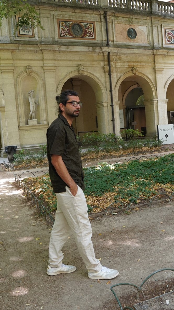 The cloister garden of the museum